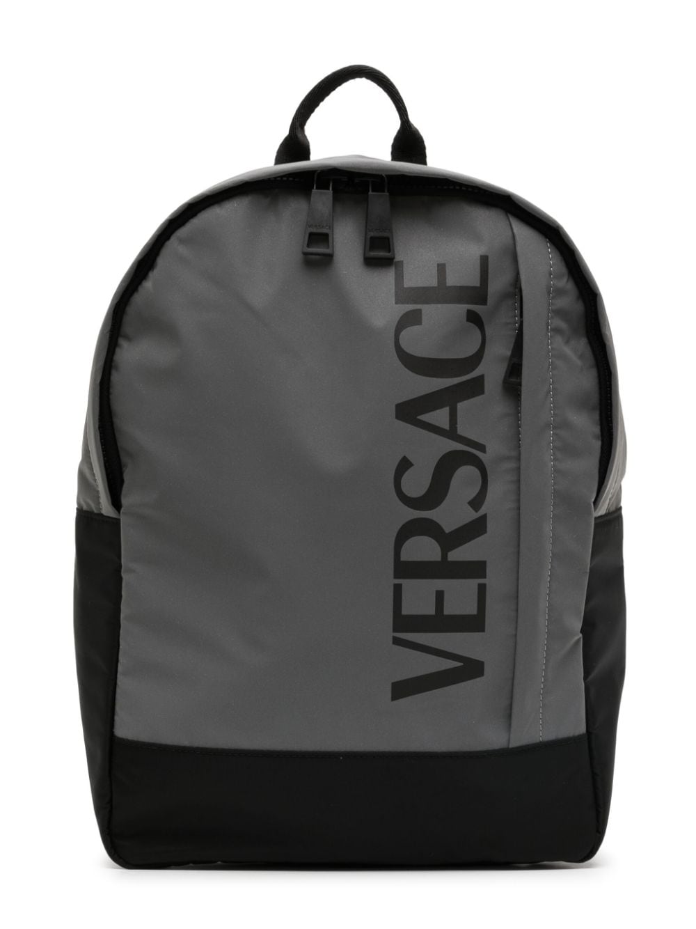 Versace Kids logo-print zipped backpack - Grey von Versace Kids