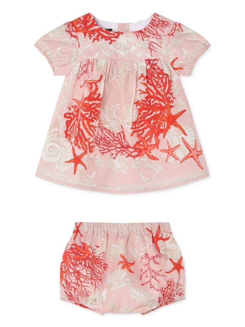 Versace Kids Barocco Sea dress set - Pink von Versace Kids