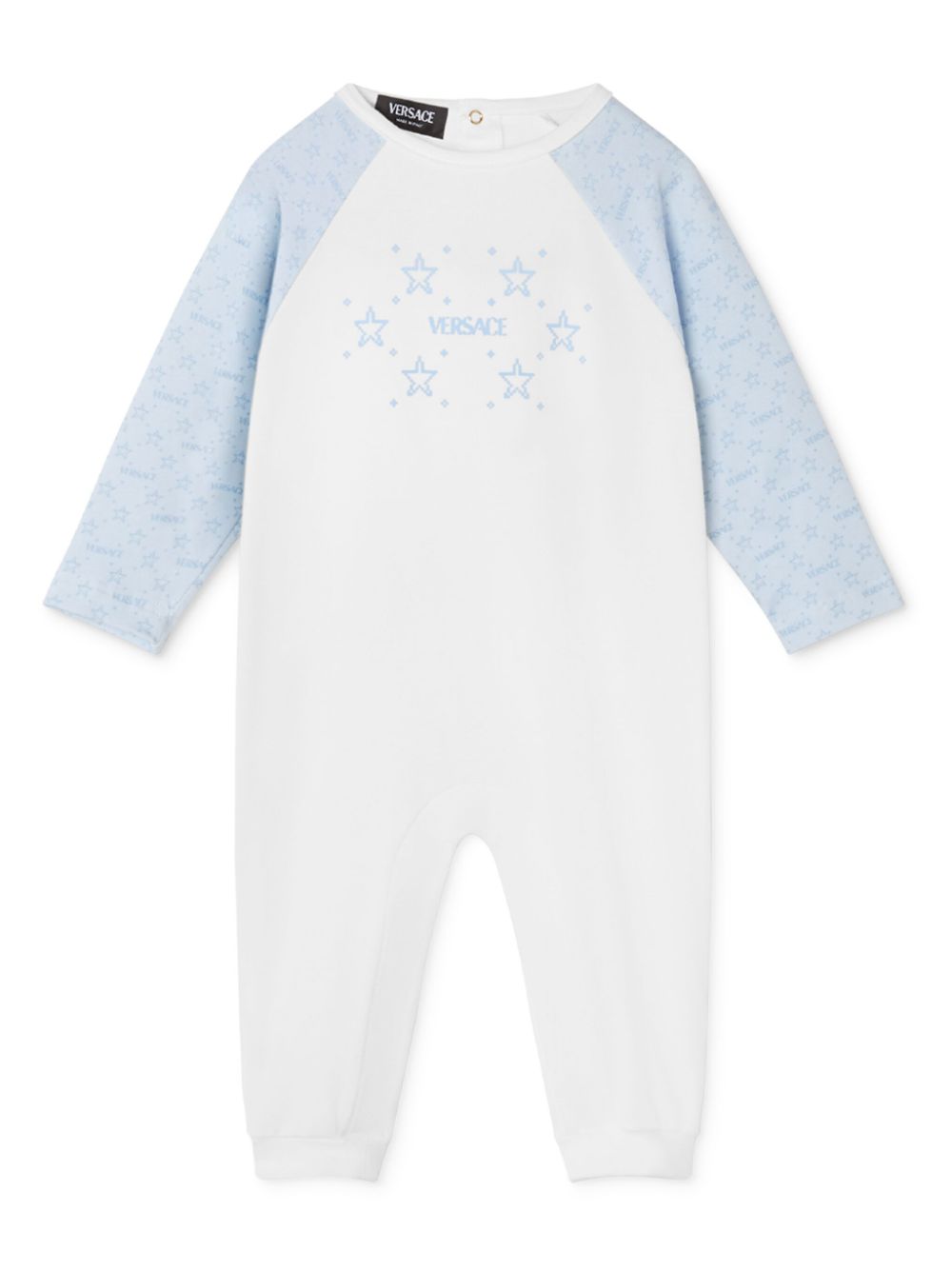 Versace Kids logo-print cotton babygrow set - White von Versace Kids