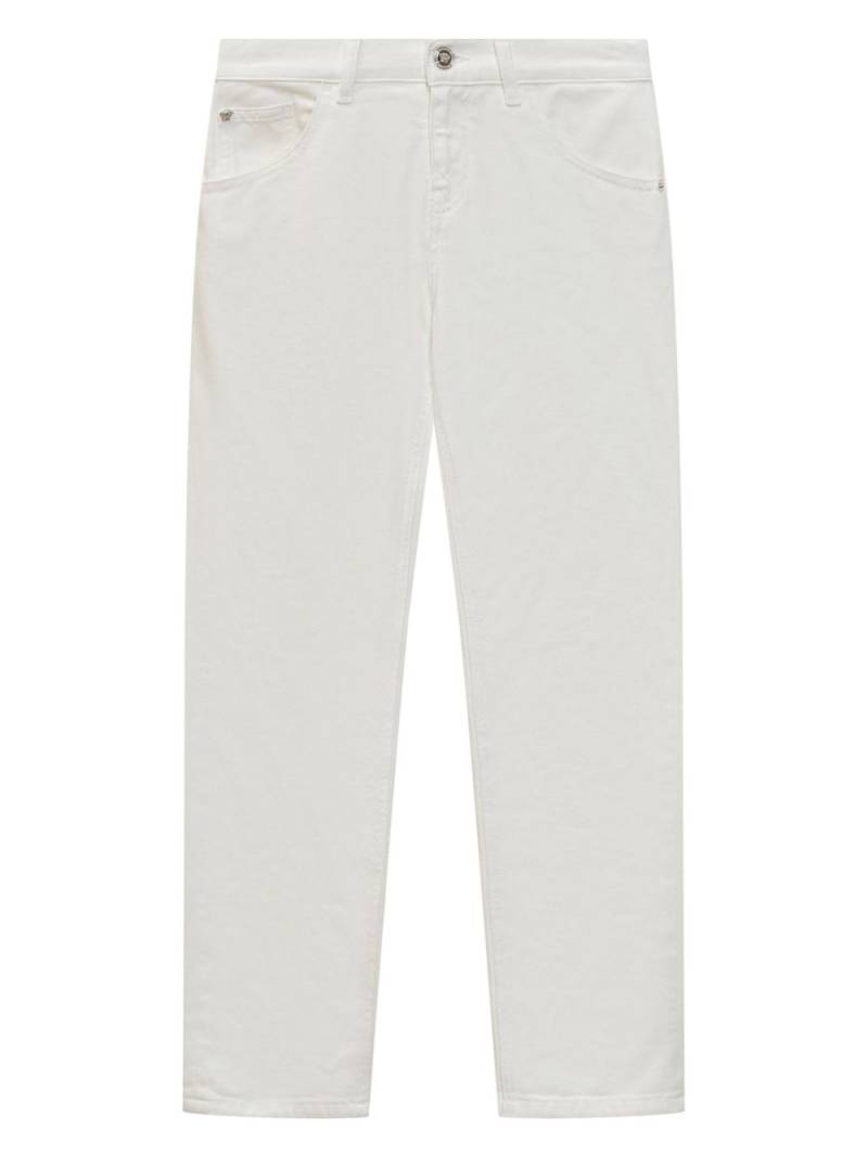 Versace Kids straight-leg jeans - White von Versace Kids