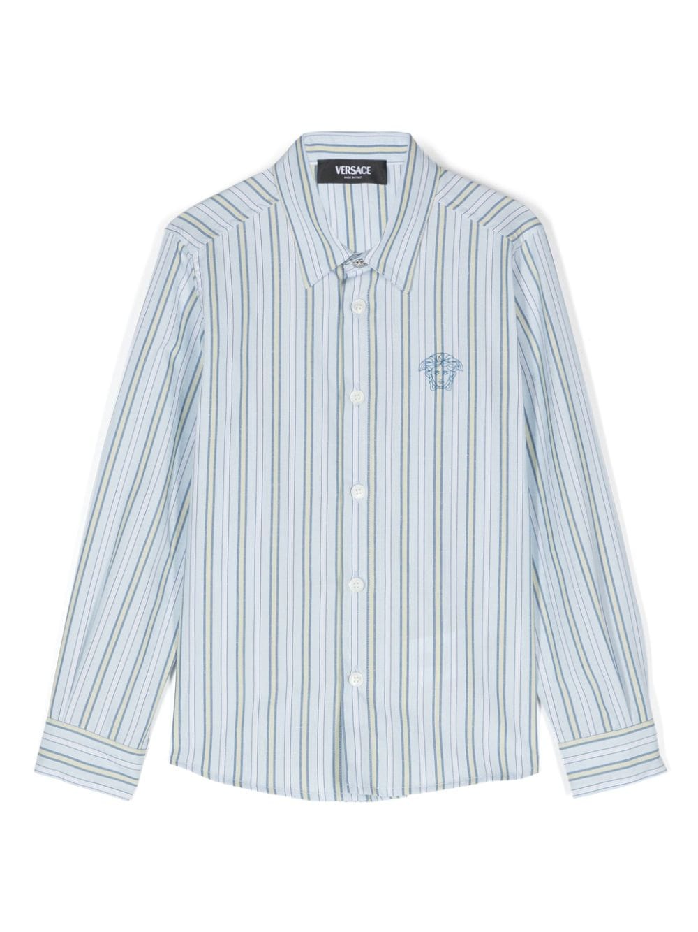 Versace Kids striped shirt - Blue von Versace Kids