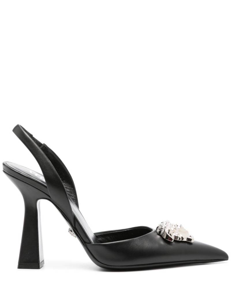 Versace Pre-Owned 105mm La Medusa slingback pumps - Black von Versace Pre-Owned