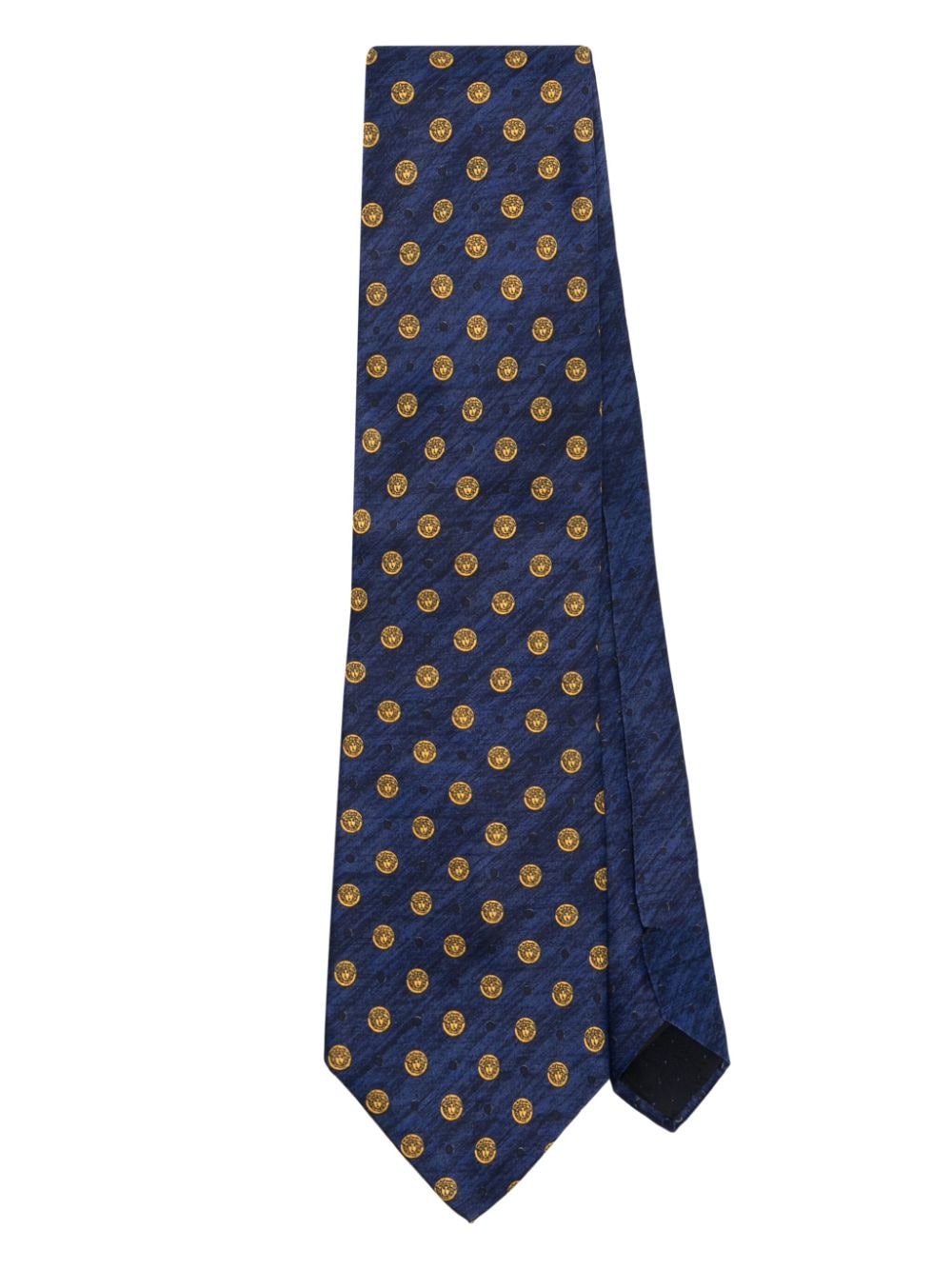 Versace Pre-Owned 1990s Medusa Head-print silk tie - Blue von Versace Pre-Owned