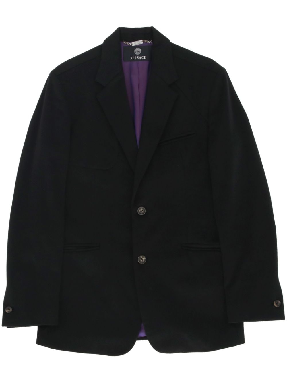 Versace Pre-Owned 1990s cashmere blazer - Black von Versace Pre-Owned