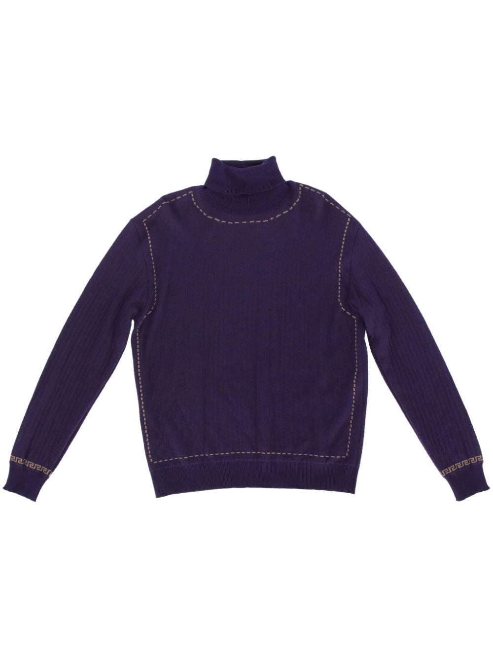 Versace Pre-Owned 2000s wool jumper - Purple von Versace Pre-Owned