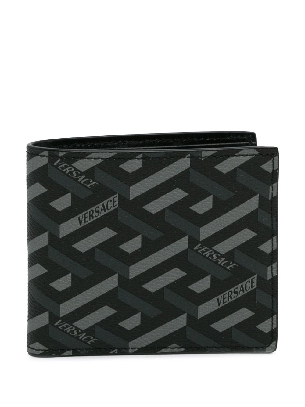 Versace Pre-Owned 21th Century La Greca Wallet small wallets - Black von Versace Pre-Owned