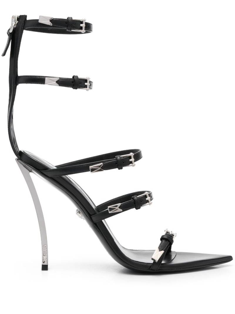 Versace Pin-Point 120mm sandals - Black von Versace