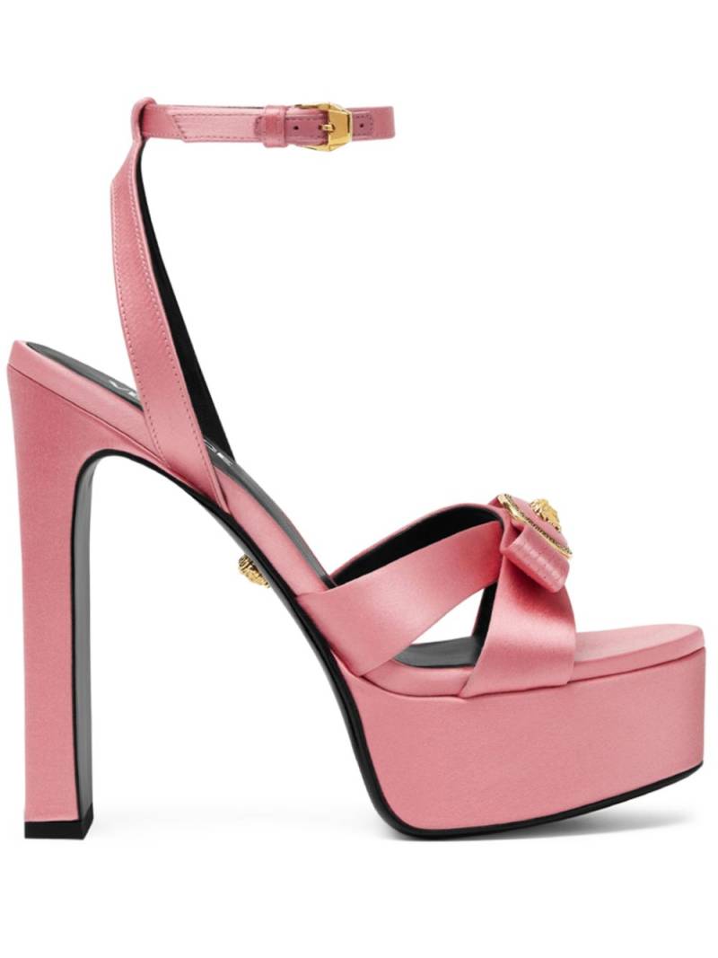 Versace 140mm Gianni Ribbon sandals - Pink von Versace