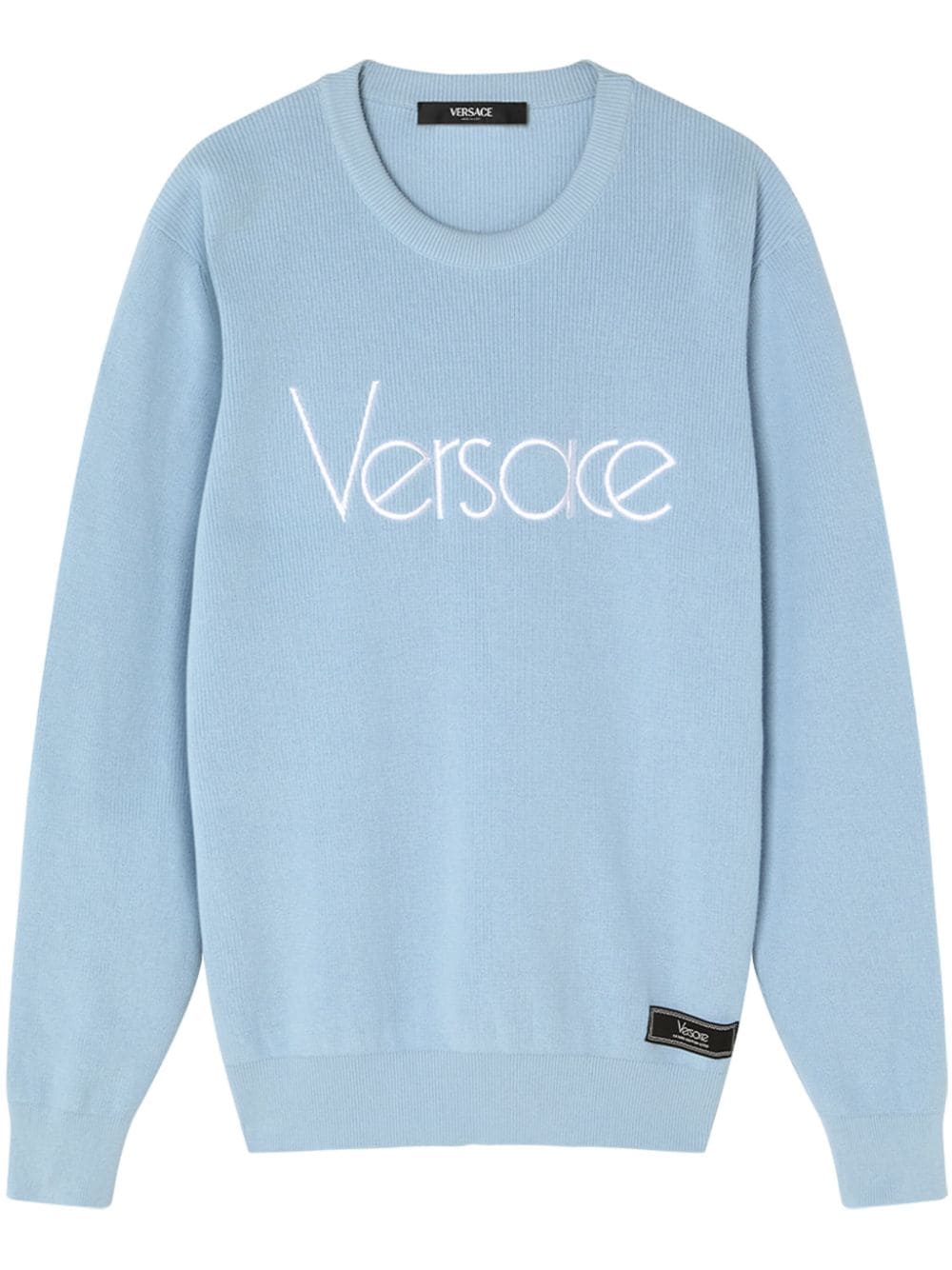 Versace 1979 Re-Edition Logo jumper - Blue von Versace