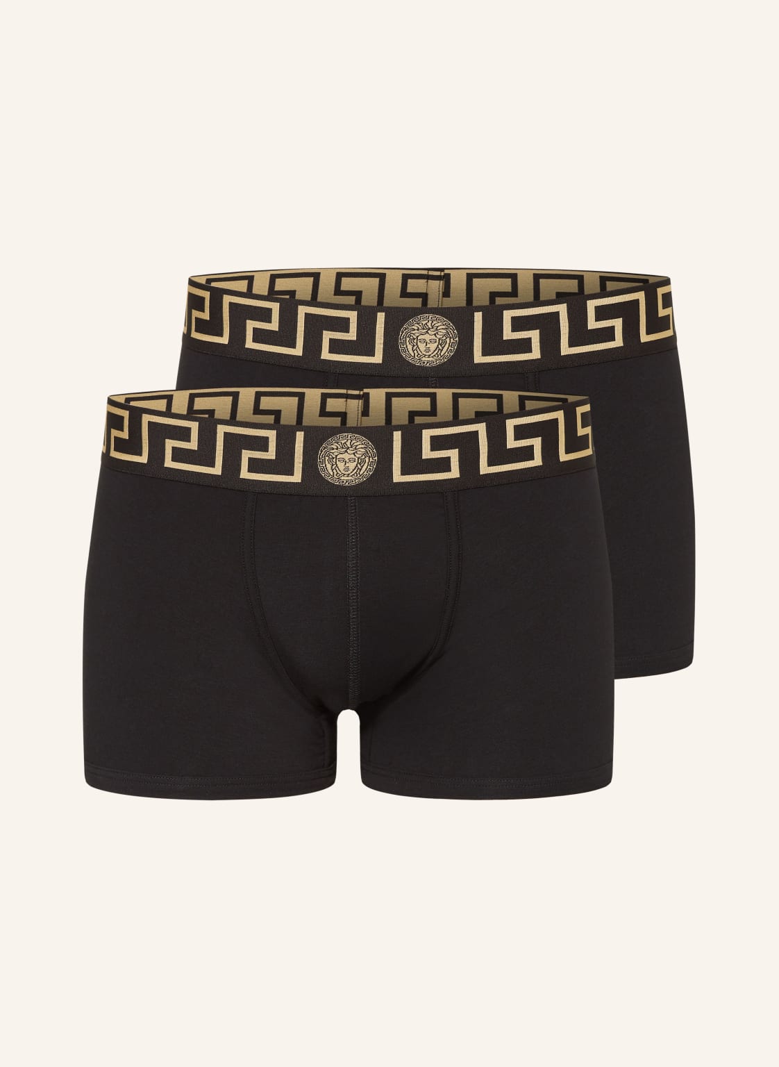 Versace 2er-Pack Boxershorts schwarz von Versace