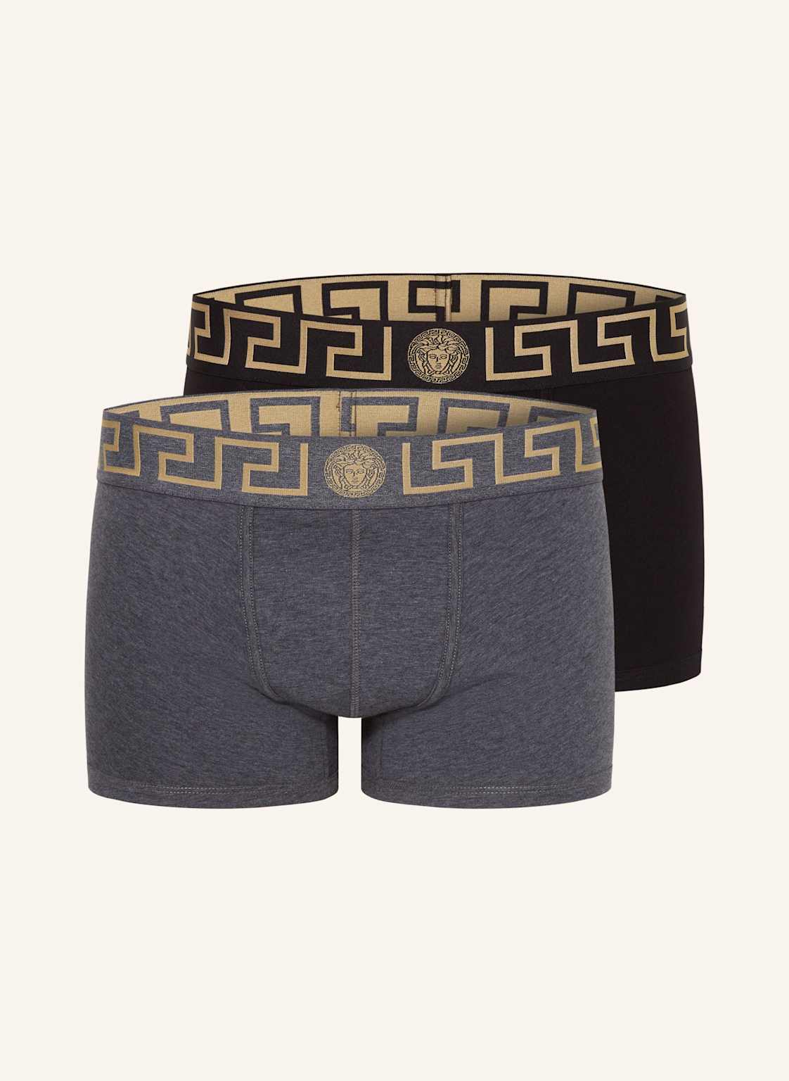 Versace 2er-Pack Boxershorts grau Versace 2er-Pack Boxershorts grau von Versace