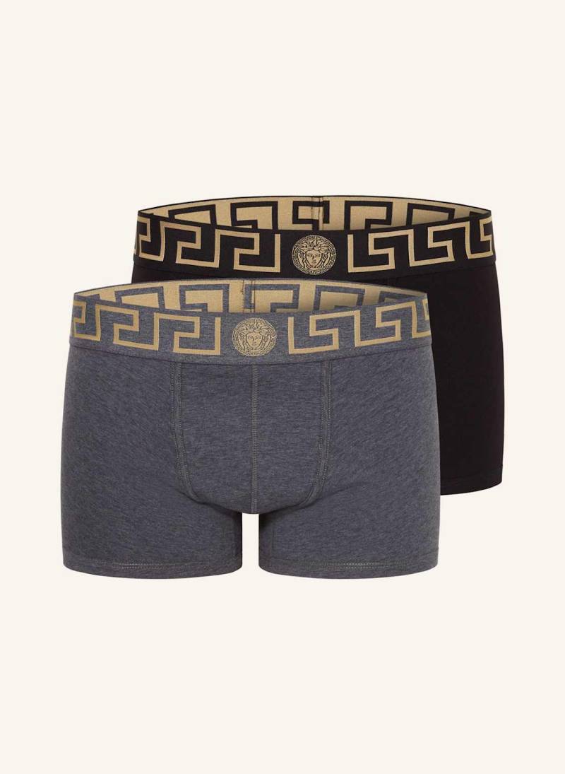 Versace 2er-Pack Boxershorts grau von Versace