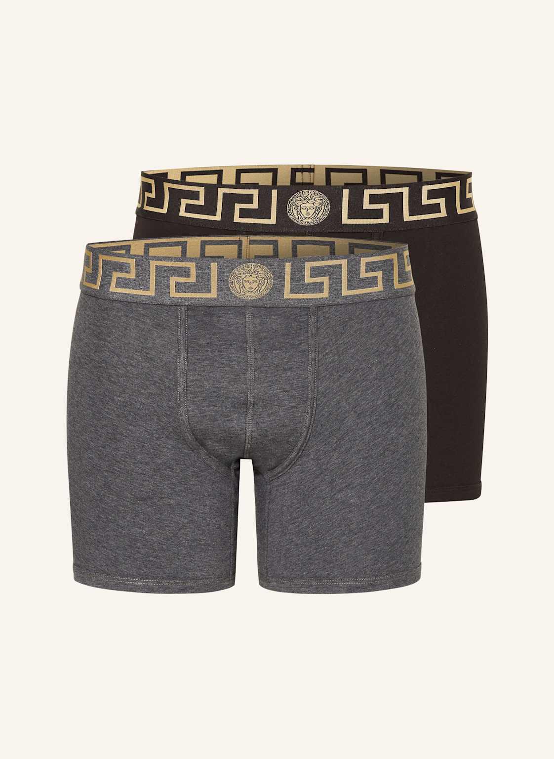 Versace 2er-Pack Boxershorts grau Versace 2er-Pack Boxershorts grau von Versace