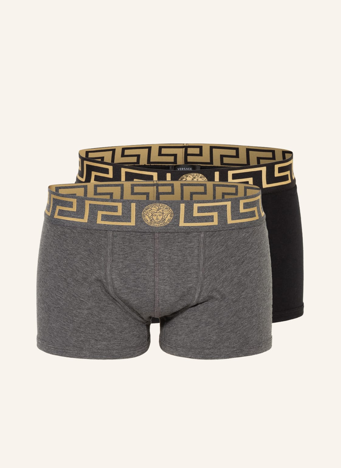 Versace 2er-Pack Boxershorts schwarz von Versace