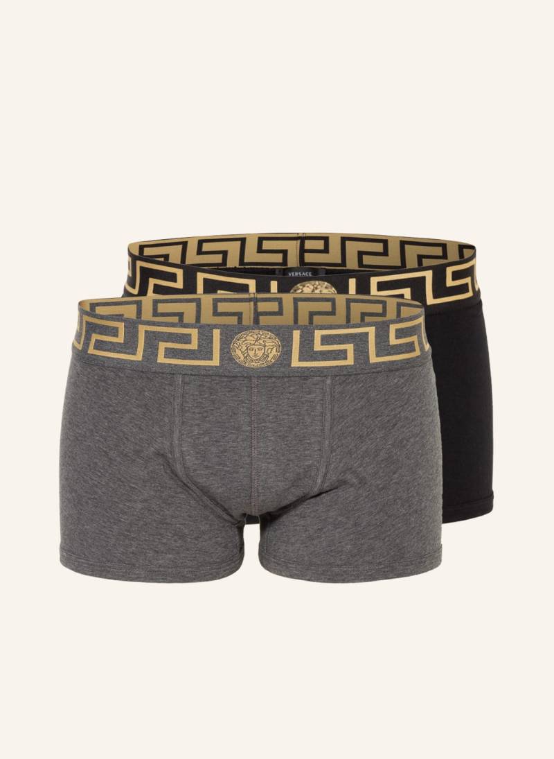 Versace 2er-Pack Boxershorts schwarz von Versace