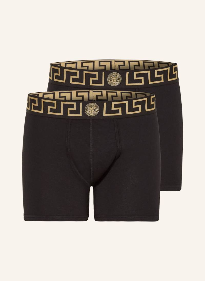 Versace 2er-Pack Boxershorts schwarz von Versace