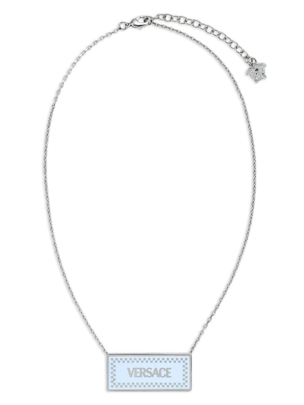 Versace large 90s Logo necklace - Silver von Versace
