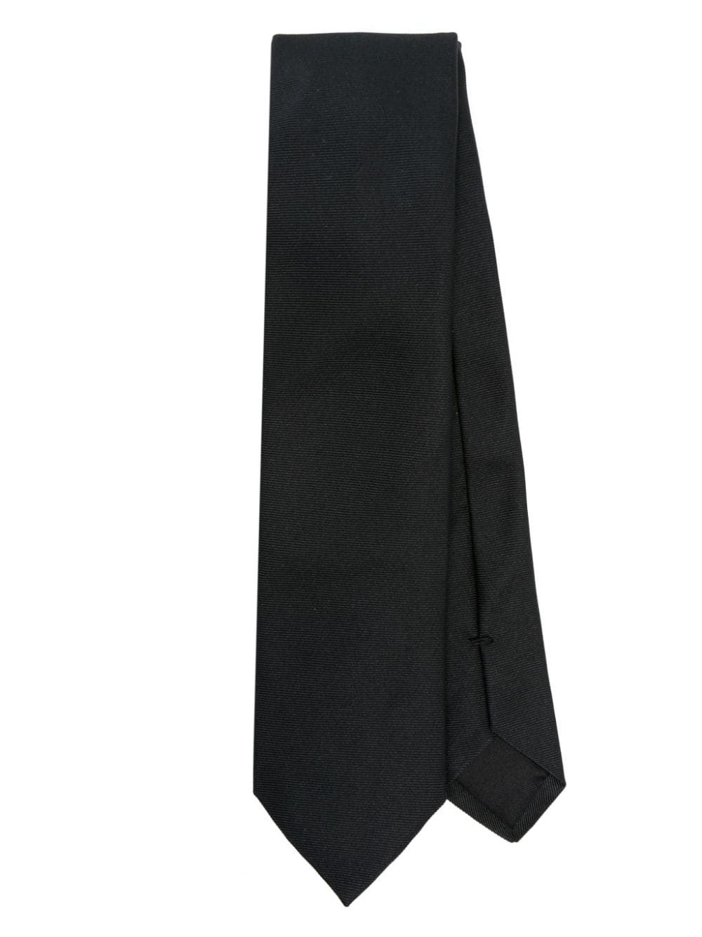 Versace '90s Vintage-logo silk tie - Black von Versace