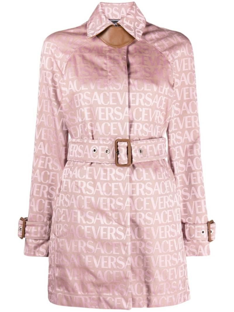 Versace Versace Allover trench coat - Pink von Versace