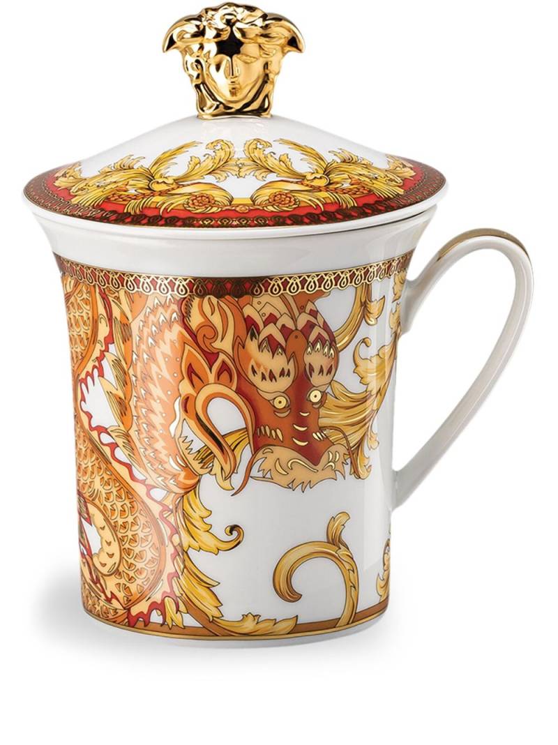 Versace Asian Dream porcelain lid mug - Multicolour von Versace