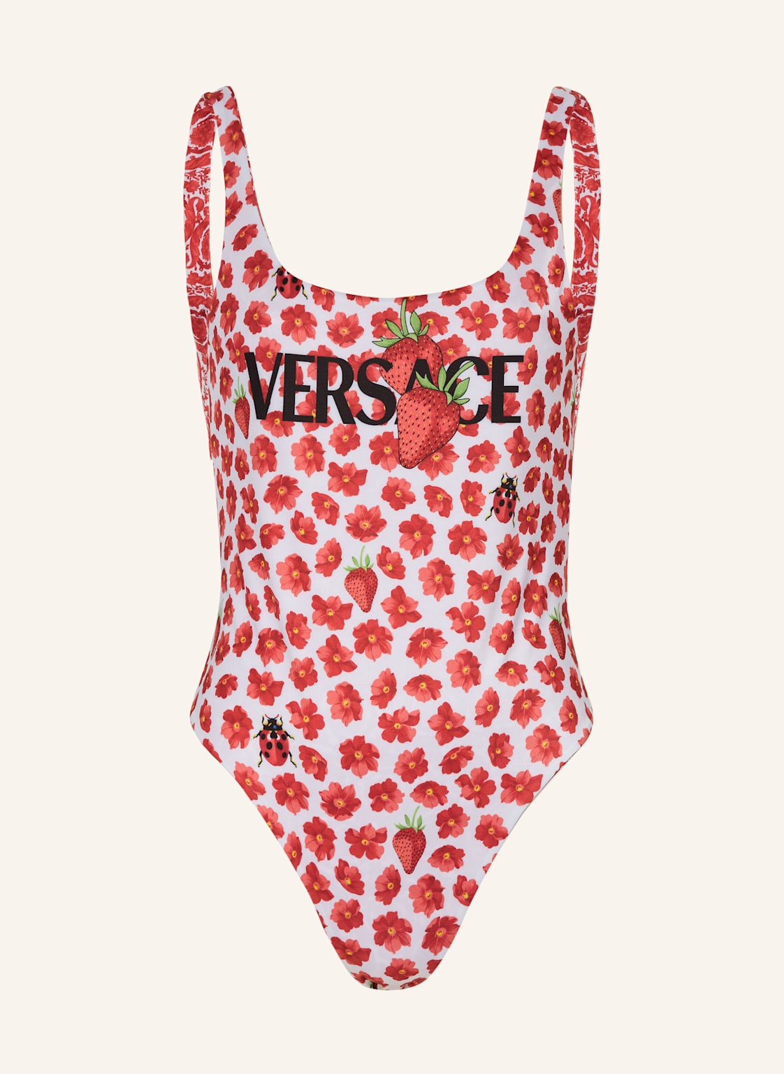 Versace Badeanzug Zum Wenden rot Versace Badeanzug Zum Wenden rot von Versace