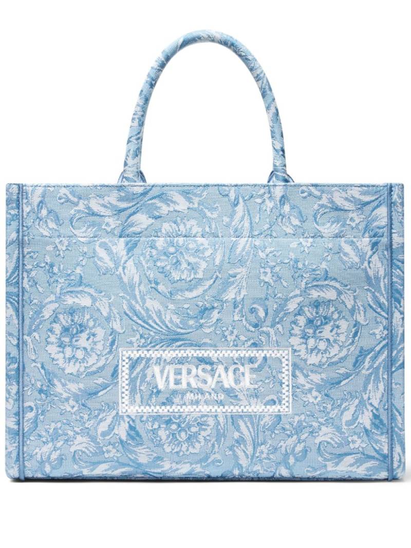 Versace Barocco Athena tote bag - Blue von Versace