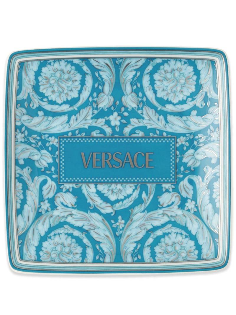 Versace Barocco Coppetta porcelain plate (12cm) - Blue von Versace