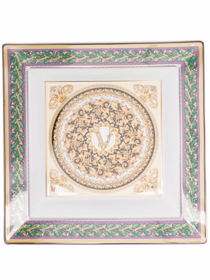 Versace Barocco Mosaic ashtray - White von Versace