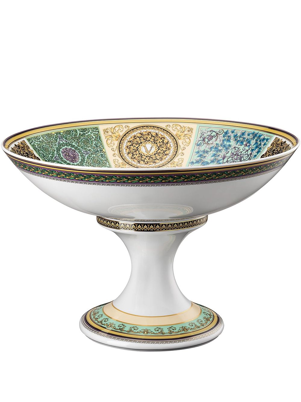 Versace Barocco Mosaic bowl (35cm) - White von Versace