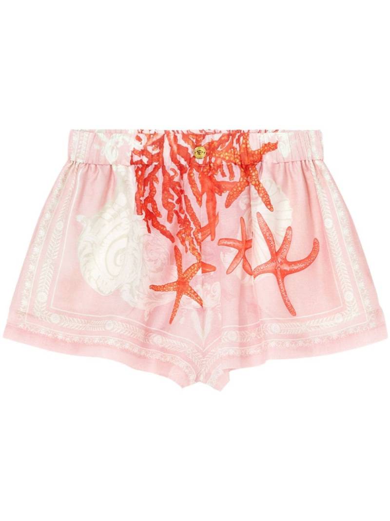 Versace Barocco Sea mini shorts - Pink von Versace