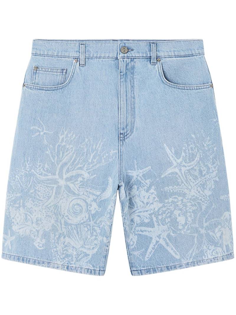 Versace Barocco Sea denim shorts - Blue von Versace