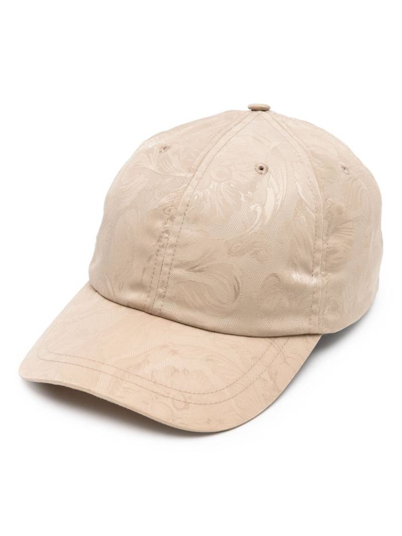 Versace Barocco-jacquard cap - Neutrals von Versace