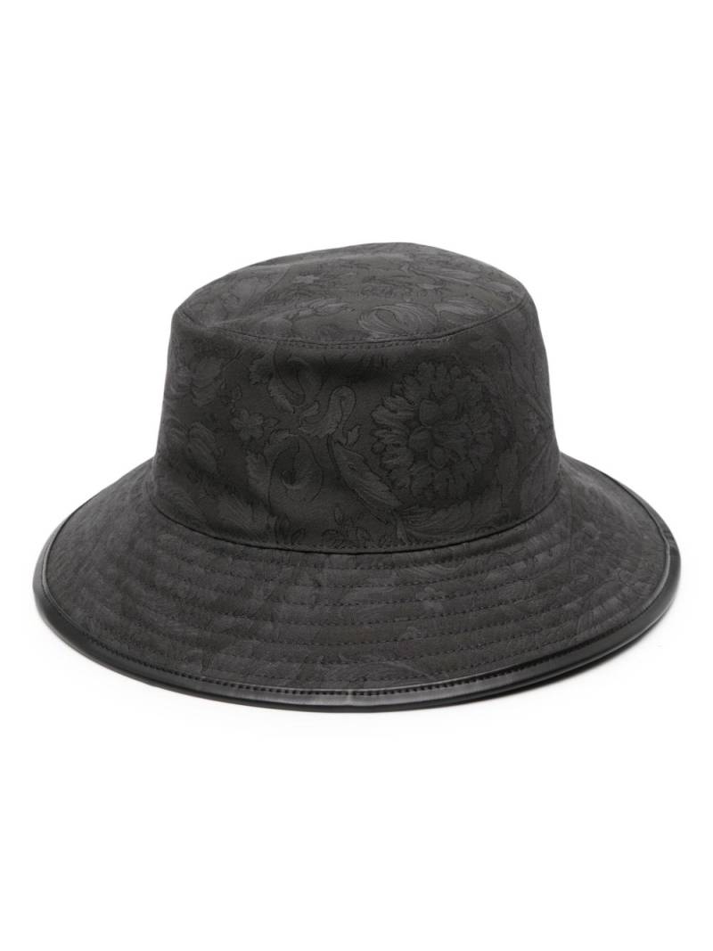 Versace Barocco-pattern bucket hat - Grey von Versace