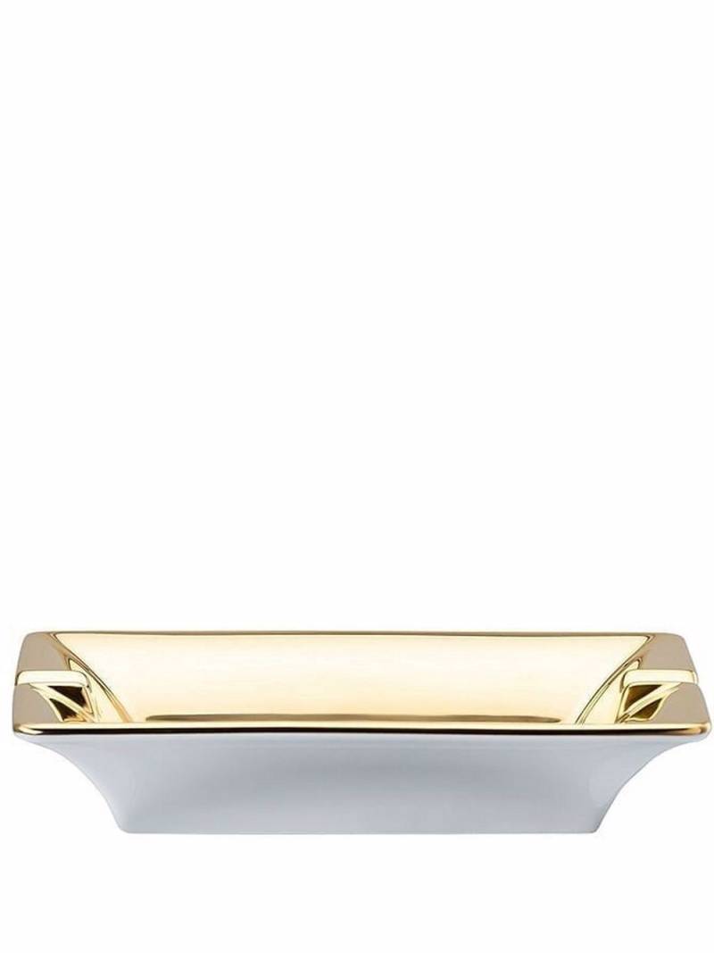 Versace Barocco-print ashtray - Gold von Versace