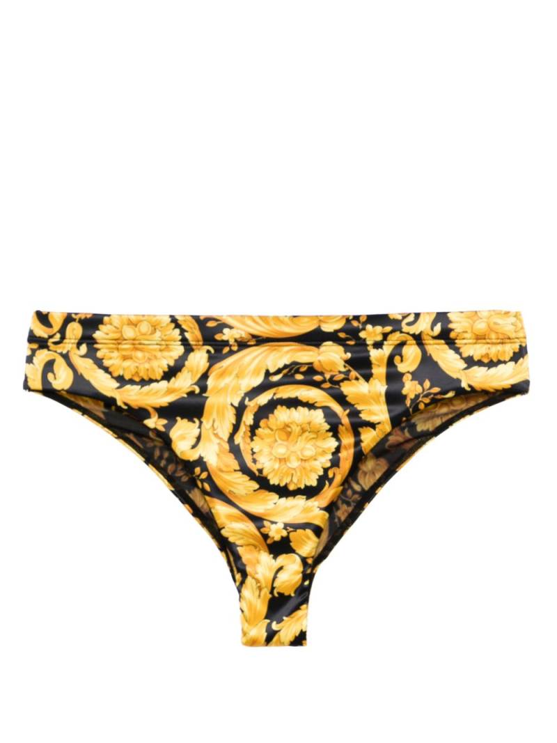 Versace Barocco-print briefs - Black von Versace