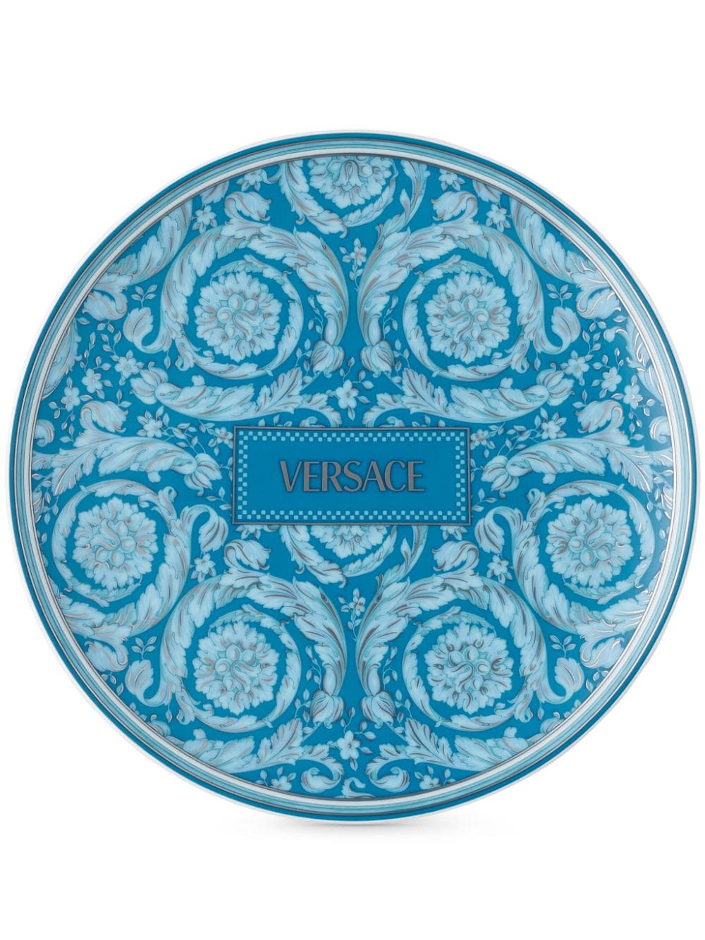 Versace Barocco plate (17cm) - Blue von Versace