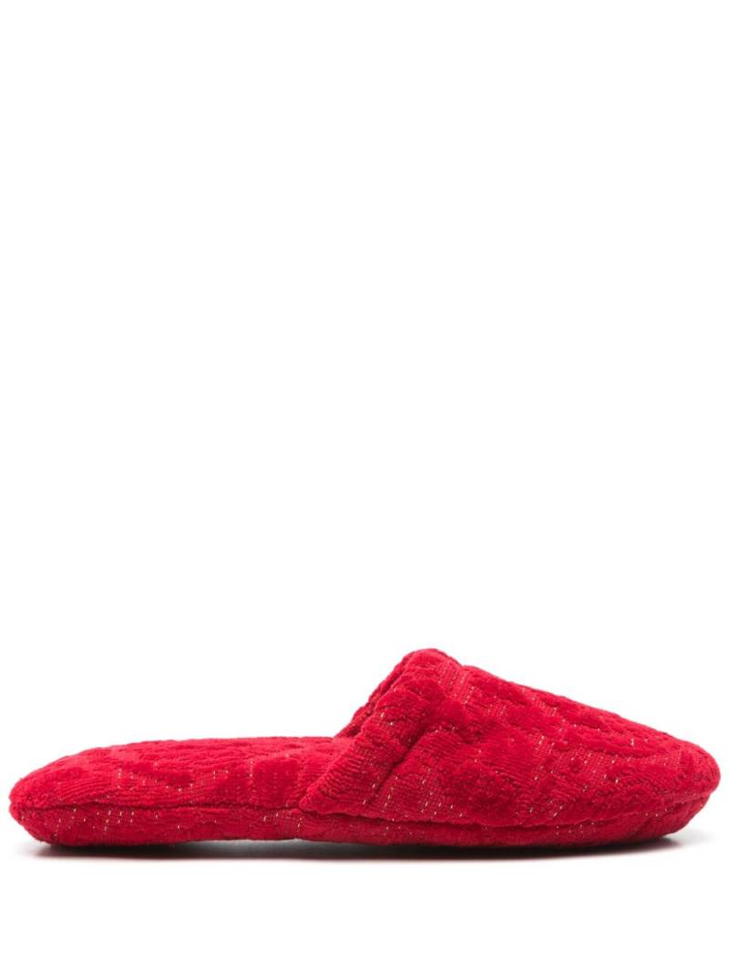 Versace Barocco slippers - Red von Versace