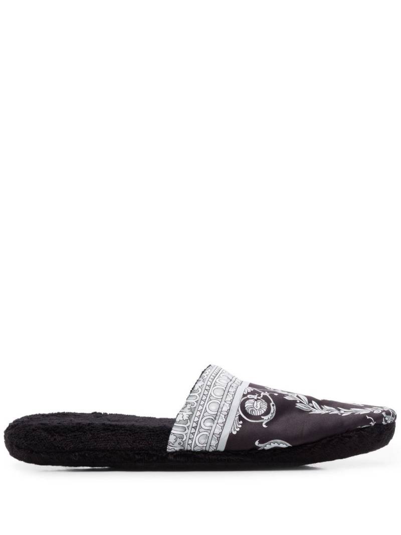 Versace I Love Baroque slippers - Black von Versace