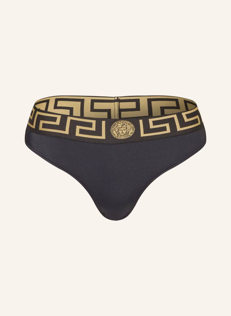 Versace Basic-Bikini-Hose schwarz von Versace