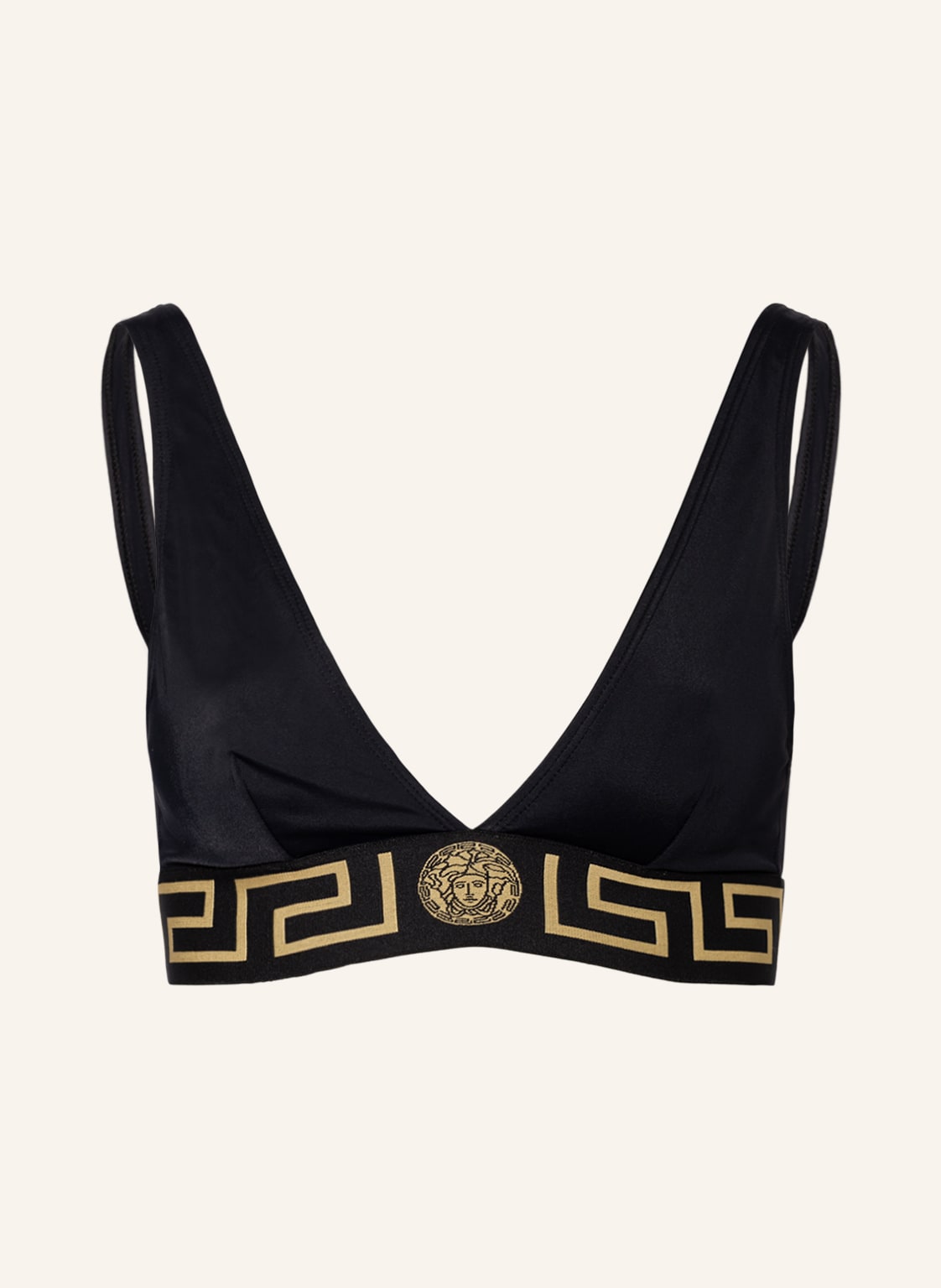 Versace Bralette-Bikini-Top schwarz von Versace