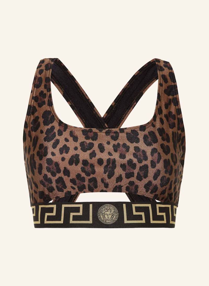 Versace Bustier-Bikini-Top braun von Versace