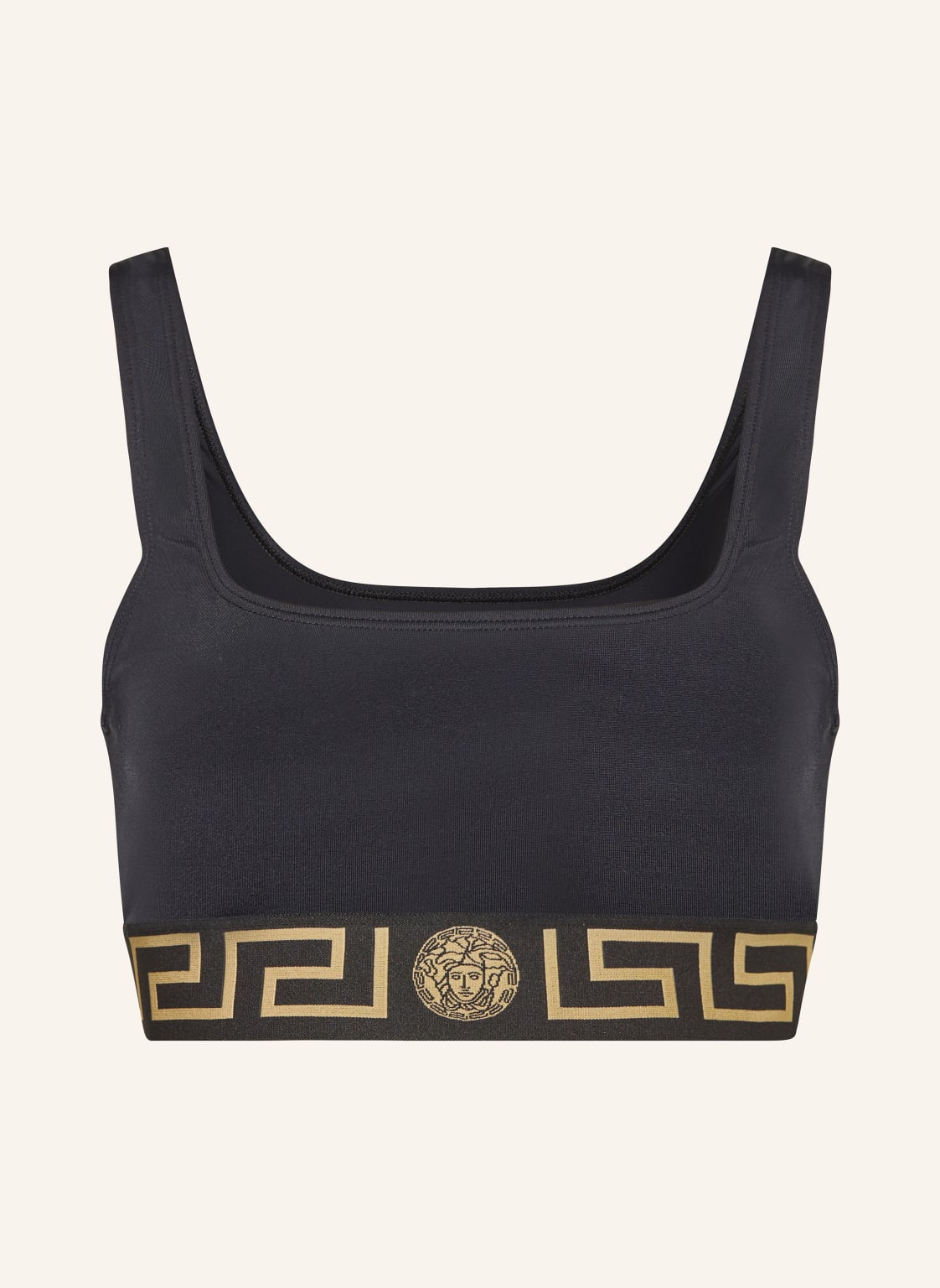 Versace Bustier-Bikini-Top schwarz von Versace