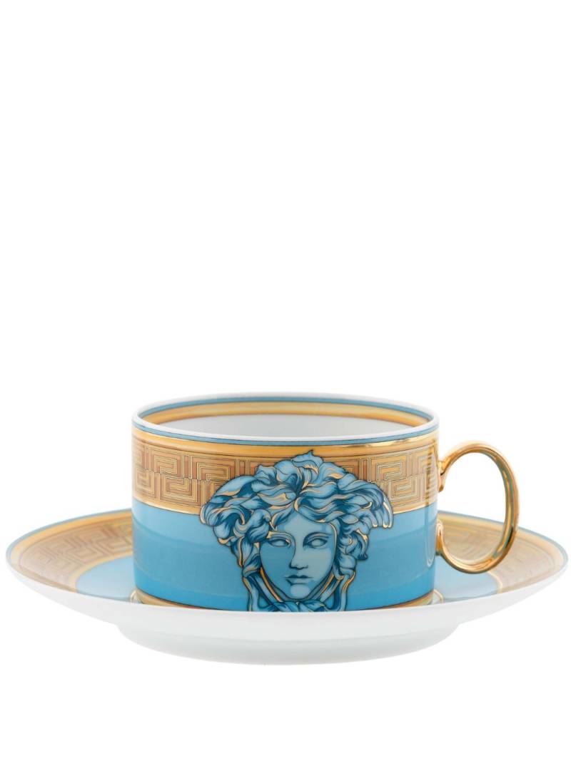 Versace Coin Medusa espresso cup and saucer - Neutrals von Versace