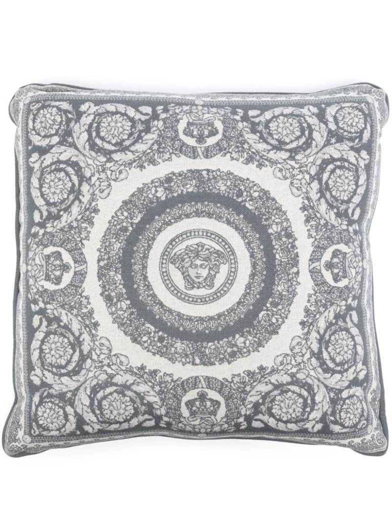 Versace Crete de Fleur cushion - Grey von Versace