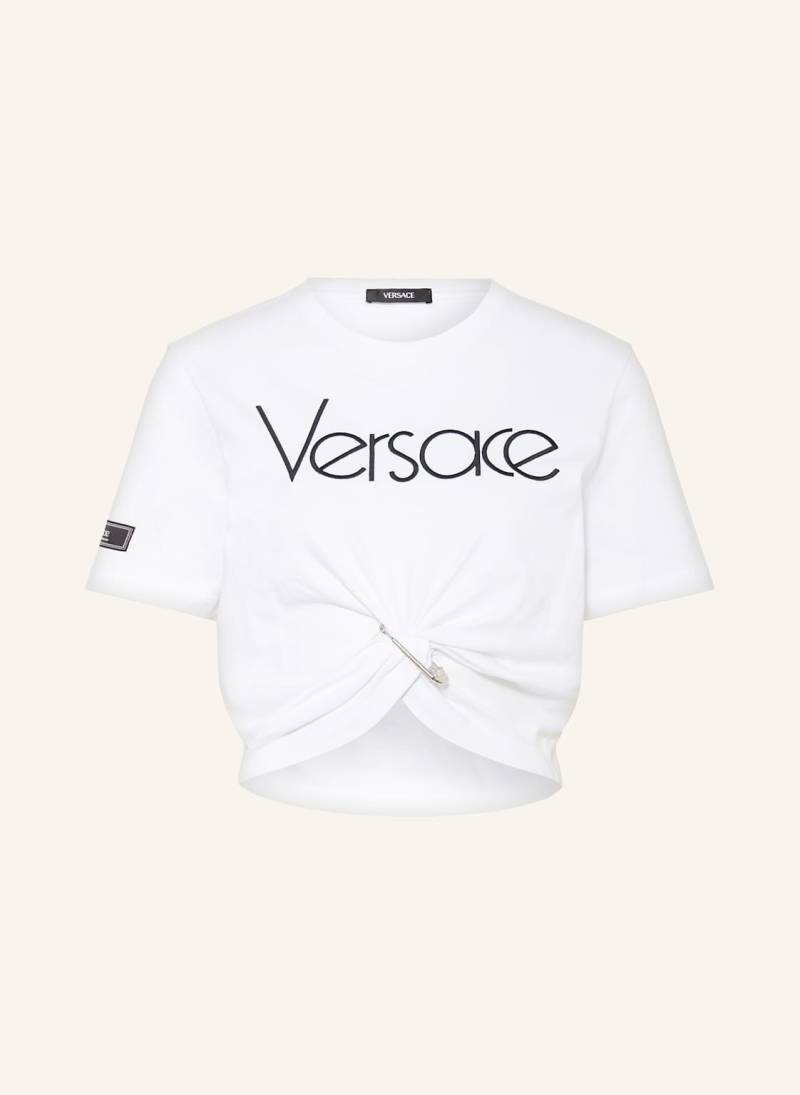 Versace Cropped-Shirt weiss von Versace