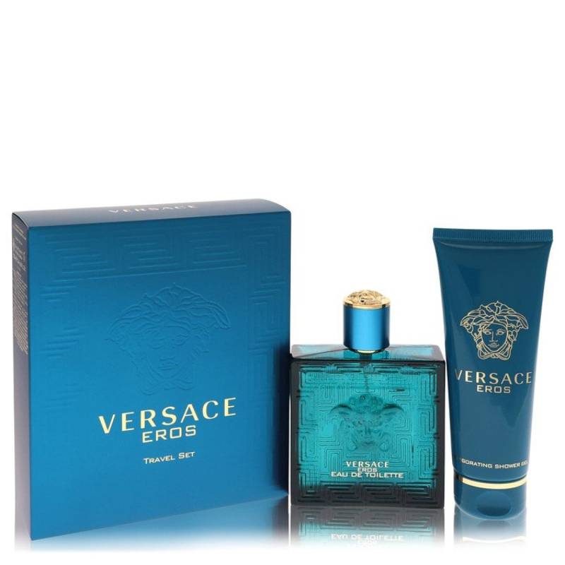 Versace Eros Gift Set -- 100 ml Eau De Toilette Spray + 100 ml Shower Gel von Versace