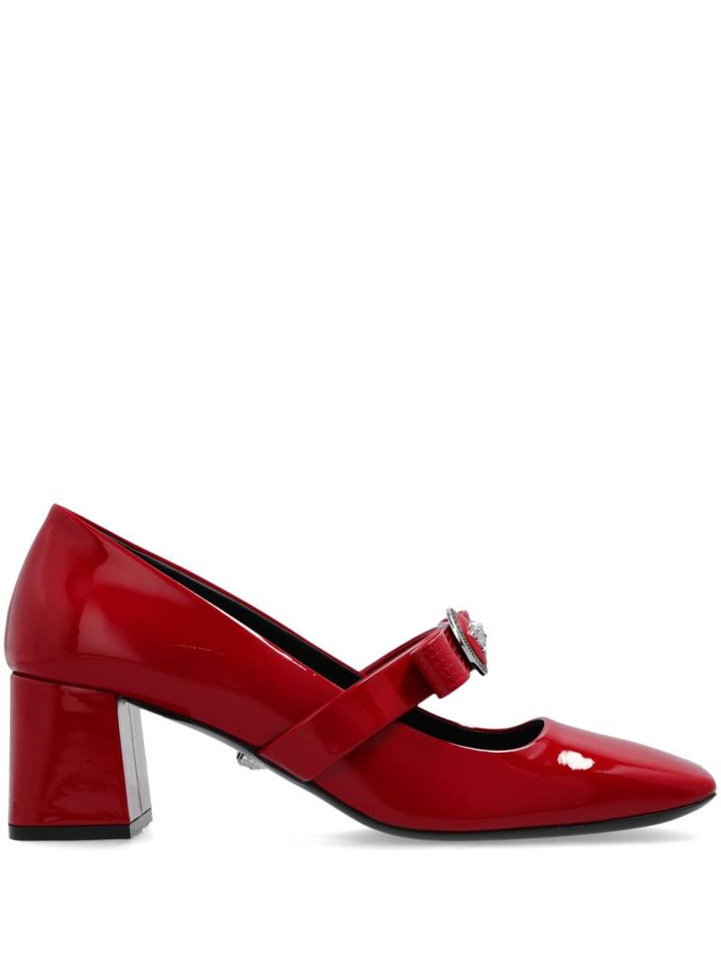 Versace Gianni Ribbon 55mm pumps - Red von Versace