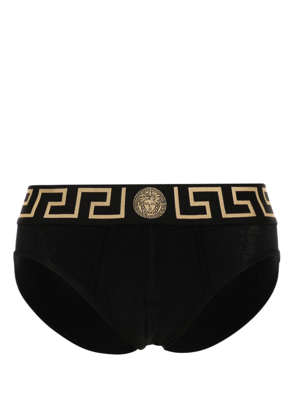 Versace Greca Border briefs - Black von Versace