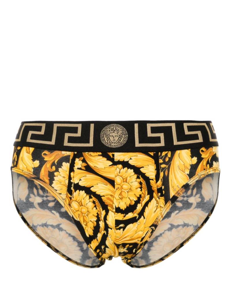 Versace Greca Border briefs - Black von Versace