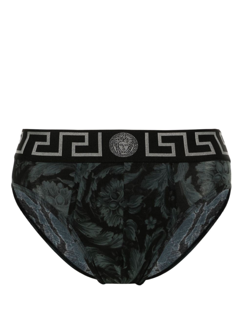 Versace Greca Border briefs - Black von Versace